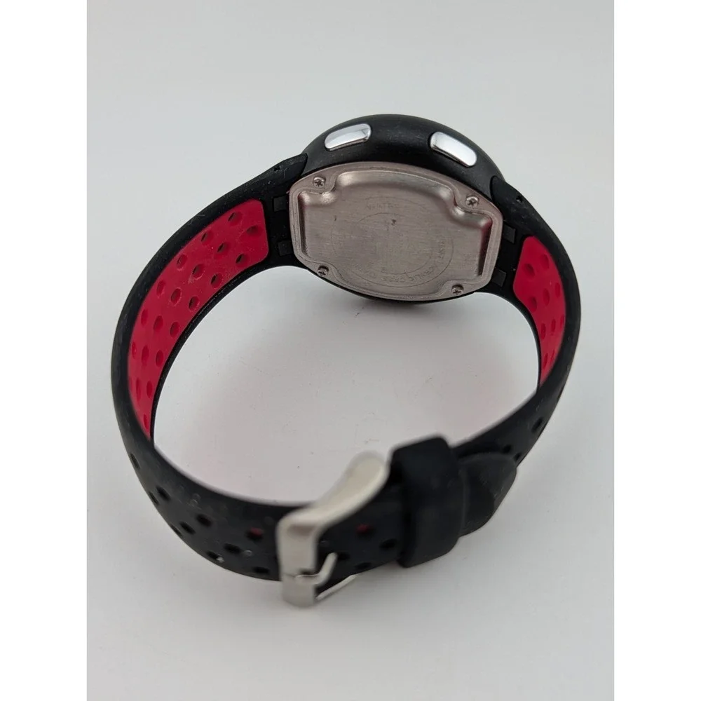 Armitron Pro Sport Digital Watch 43mm‎ Case Black/Red Silicone Band- New Battery